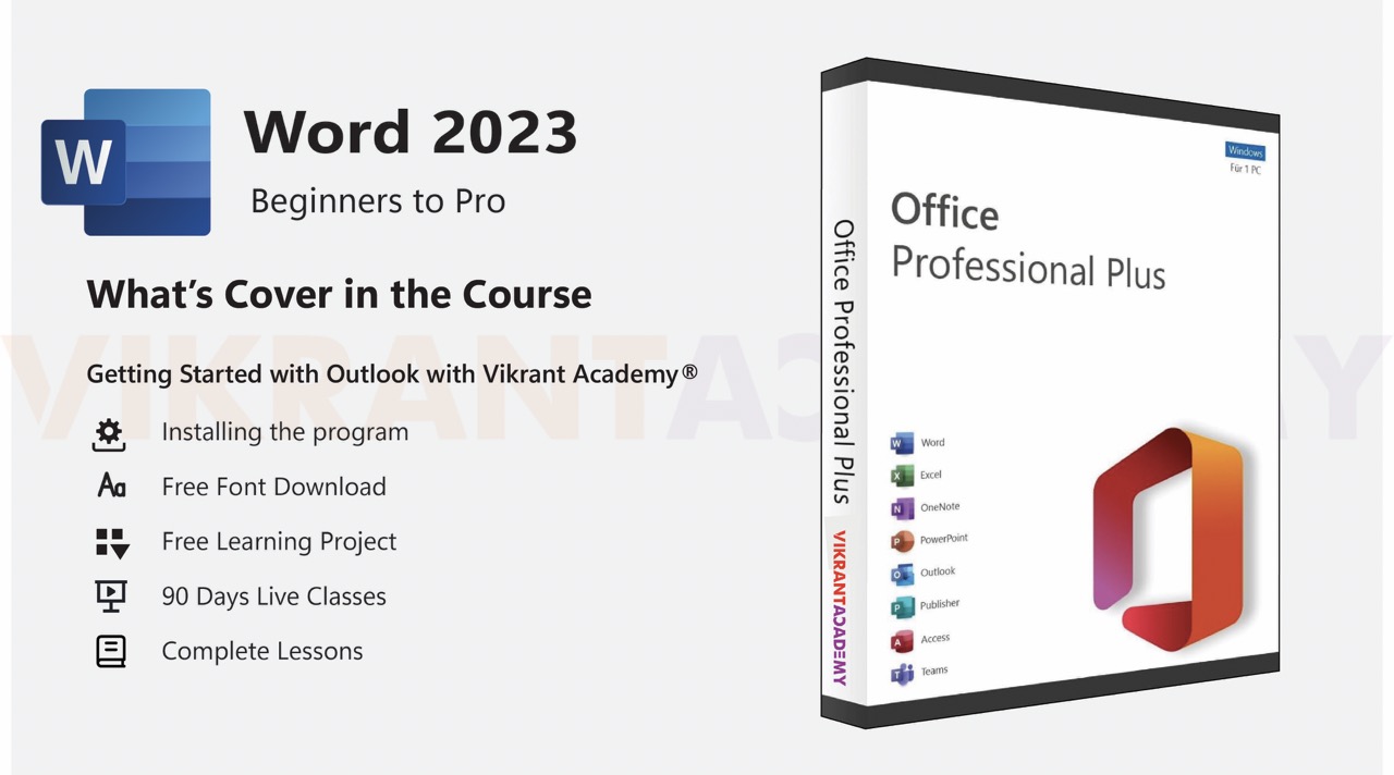 MS Word-P1-Full Course-Vikrant Academy® MS Word-P1-Full Course-Vikrant Academy®